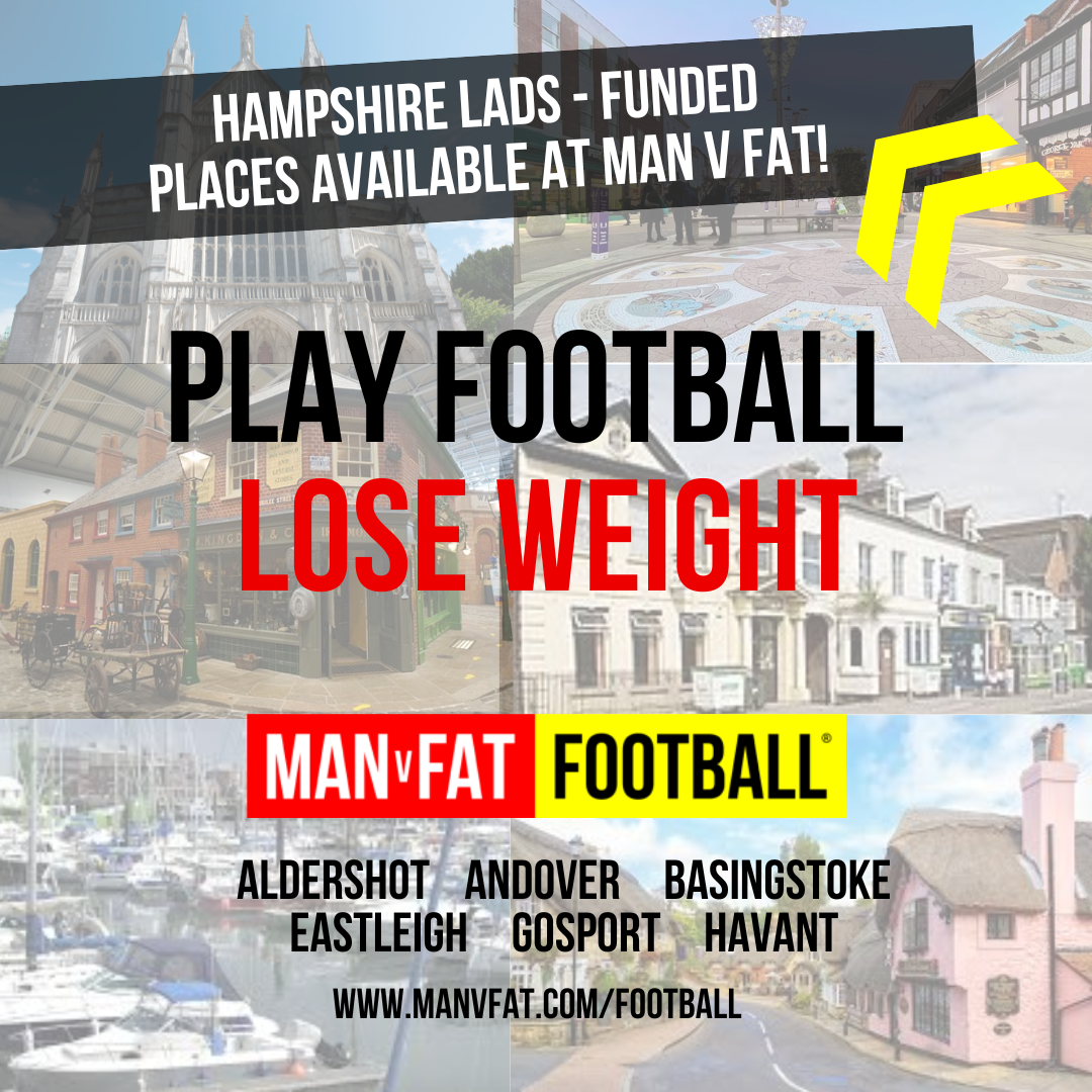 MAN v FAT Facebook ad