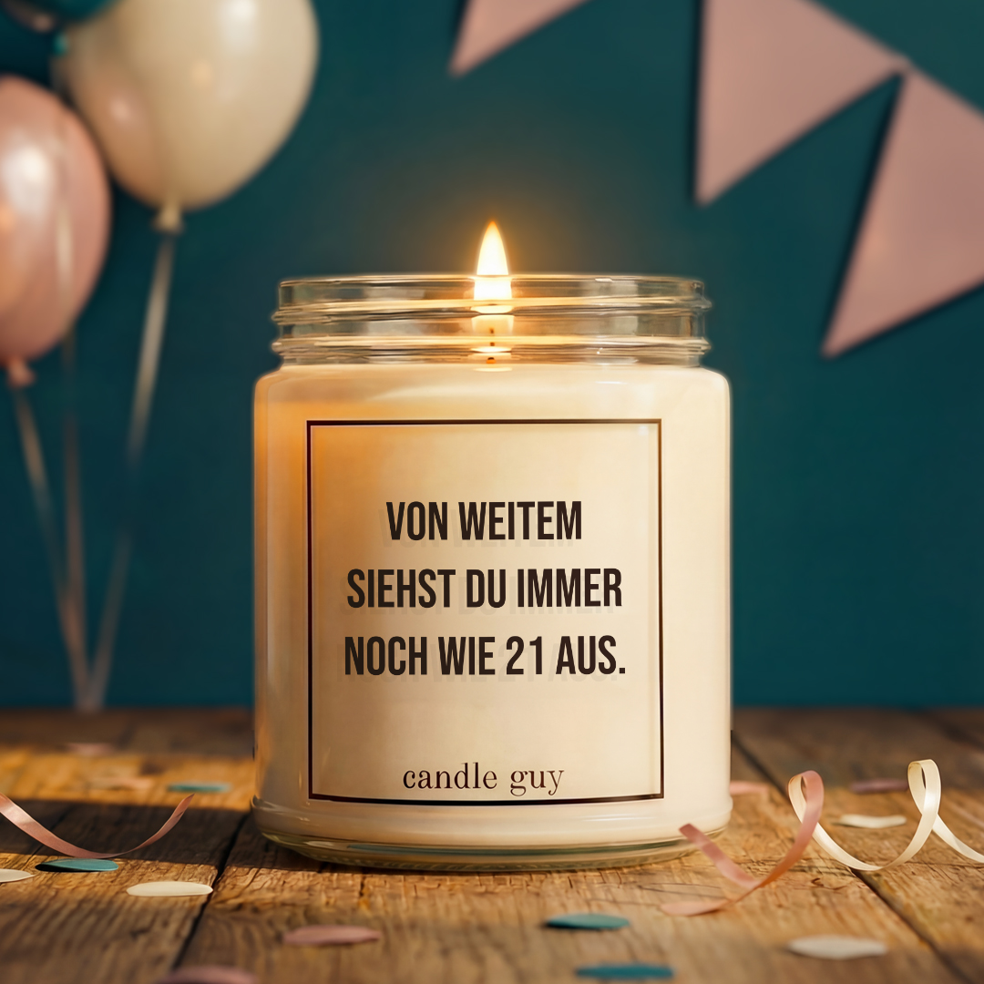 Candle guy Facebook ad from May 15, 2026
