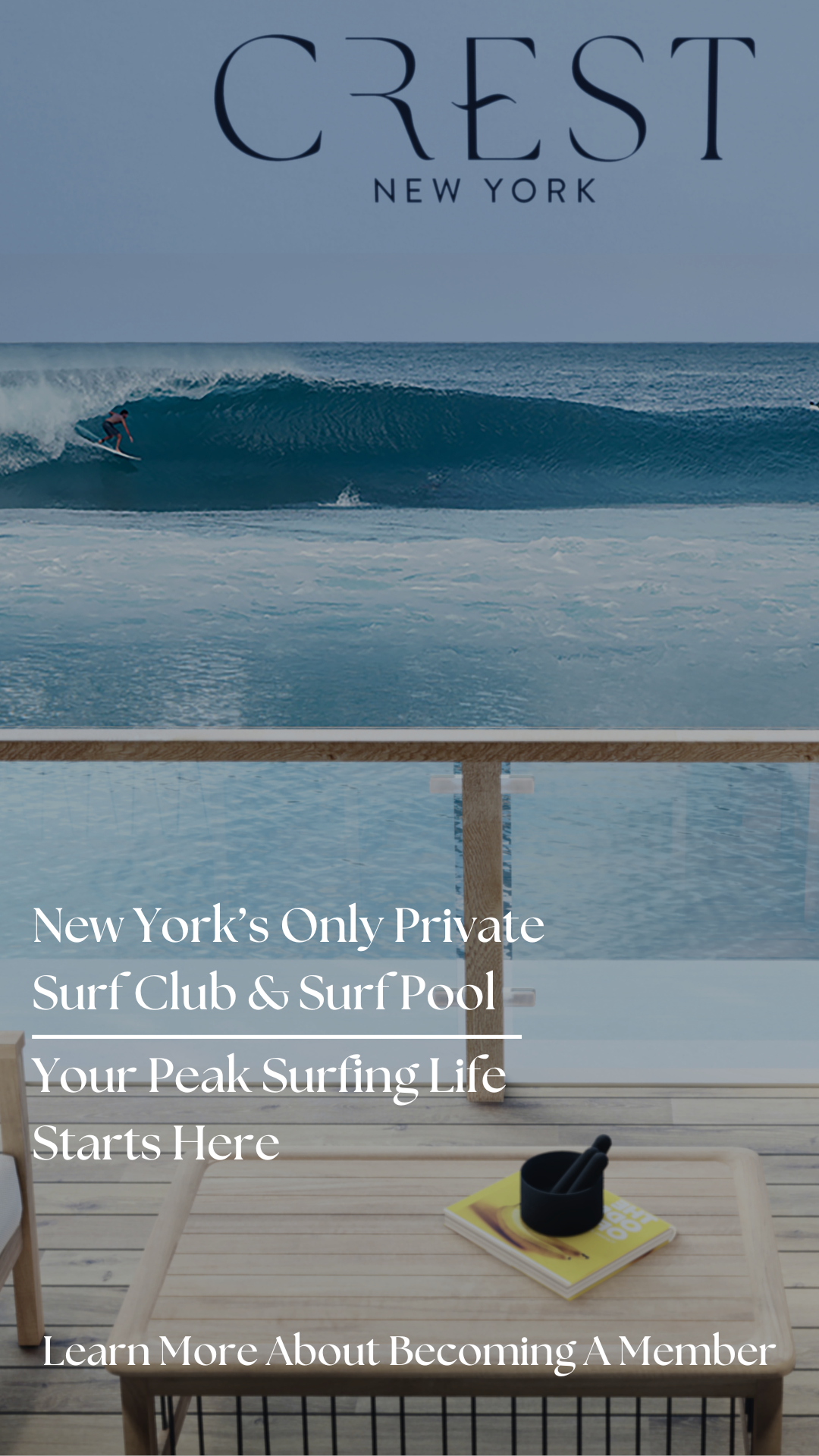 Crest Surf Club NY Facebook ad