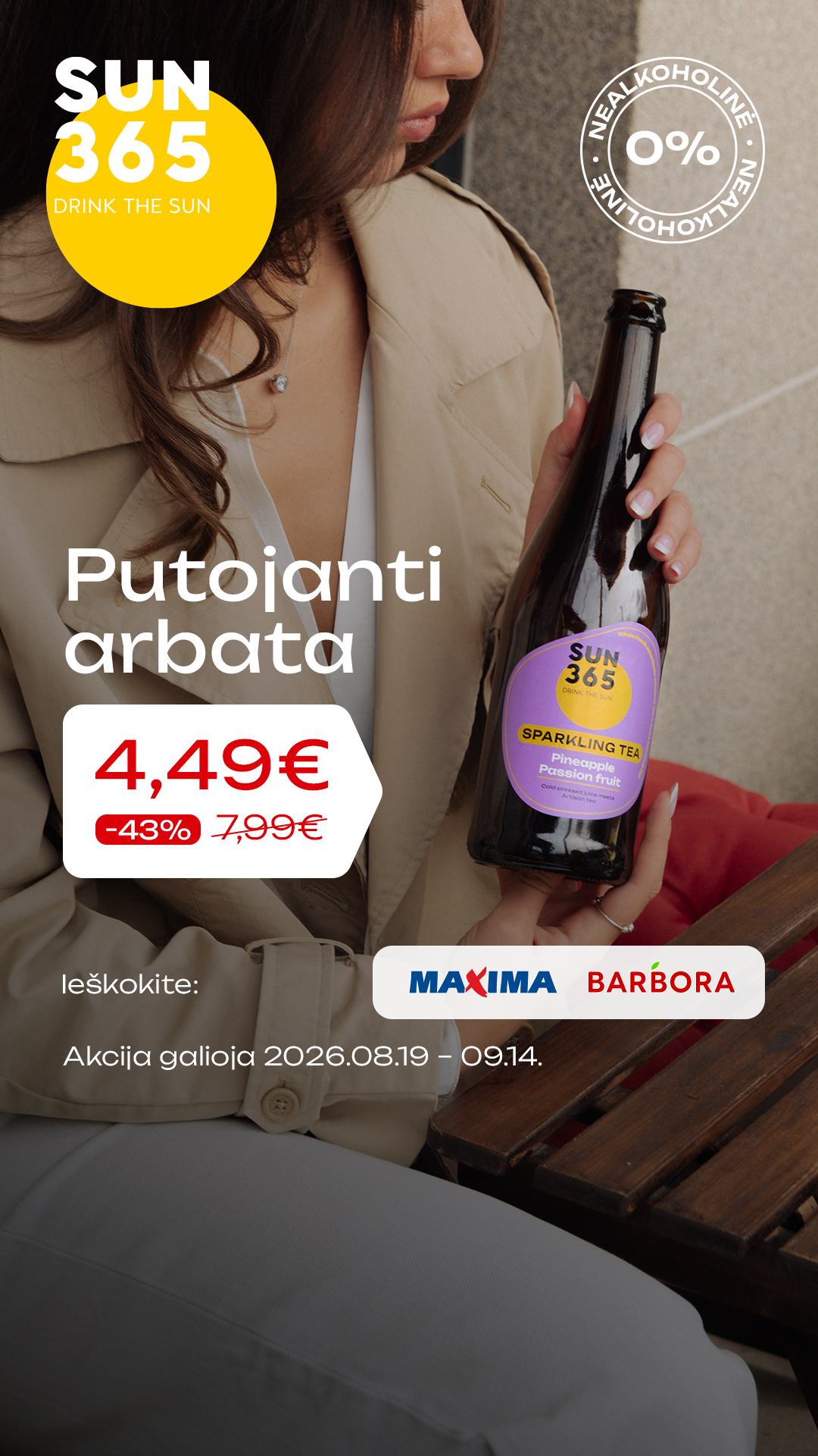 SUN365 Juice & Smoothies Facebook ad: Nuolaida netrukus baigsis!