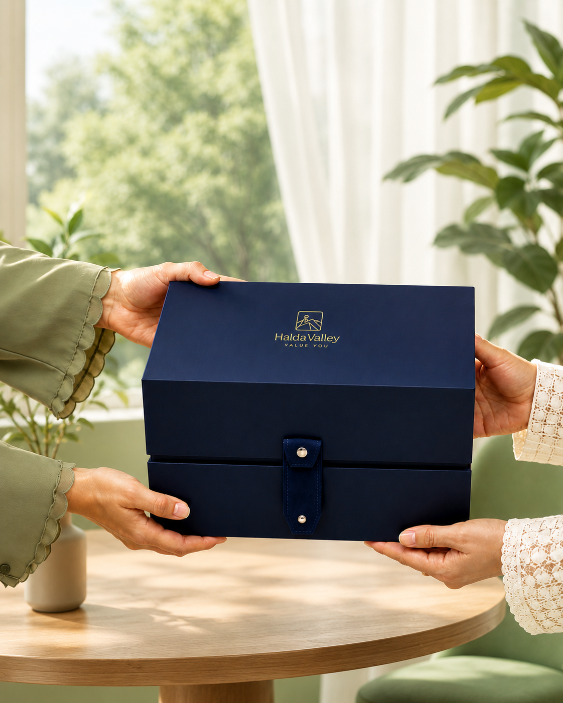 Halda Valley Facebook ad: Looking for the perfect gift that shows you…