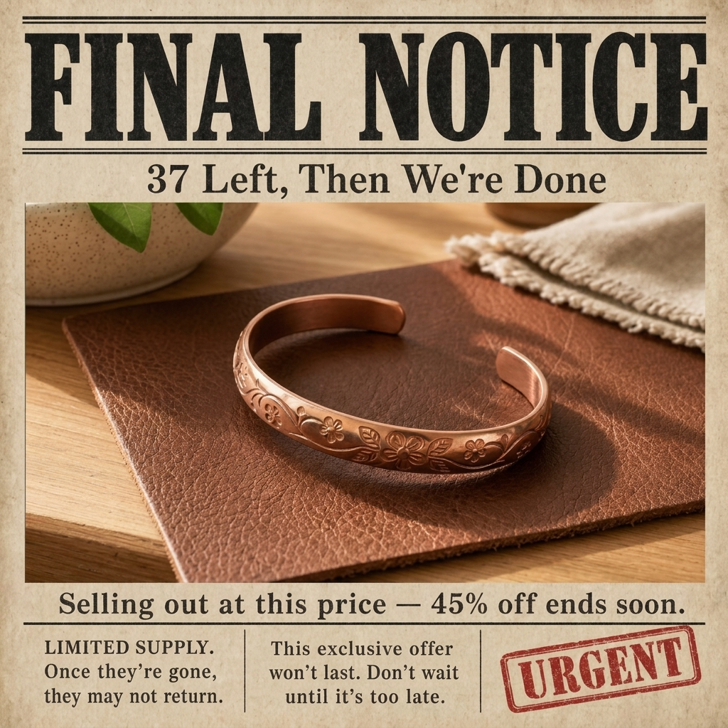 Grace’s Copper Jewelry Facebook ad