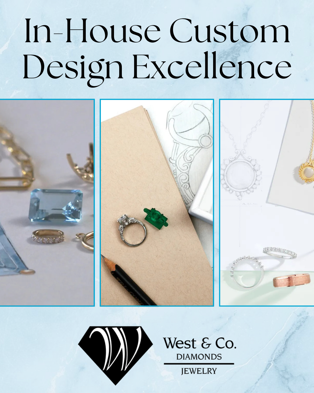 West and Company Diamonds Facebook ad: Crafting Timeless Elegance Unique to You