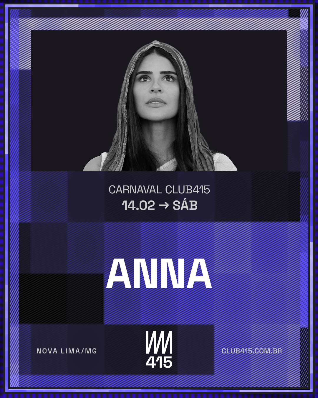 Club415 Facebook ad: Vendas abertas para o maior Carnaval Eletrônico de Minas!