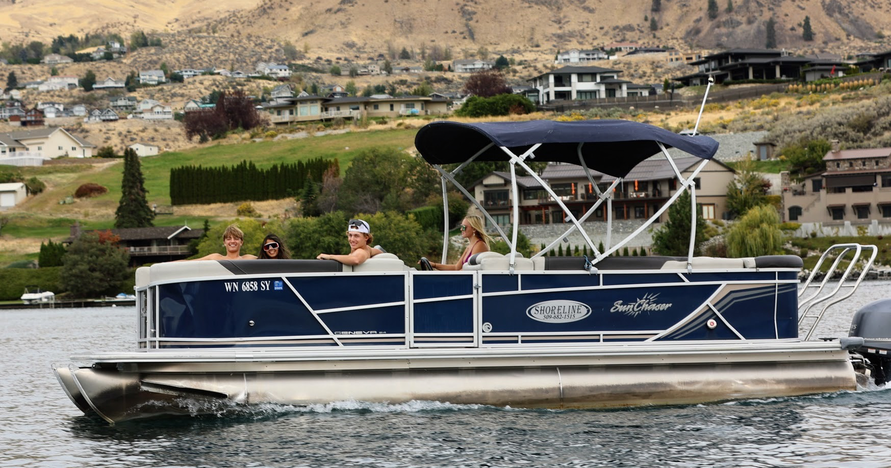 Shoreline Watercraft & Boat Rentals Facebook ad: Lake Chelan’s Premier Boat & Jet Ski Rental…