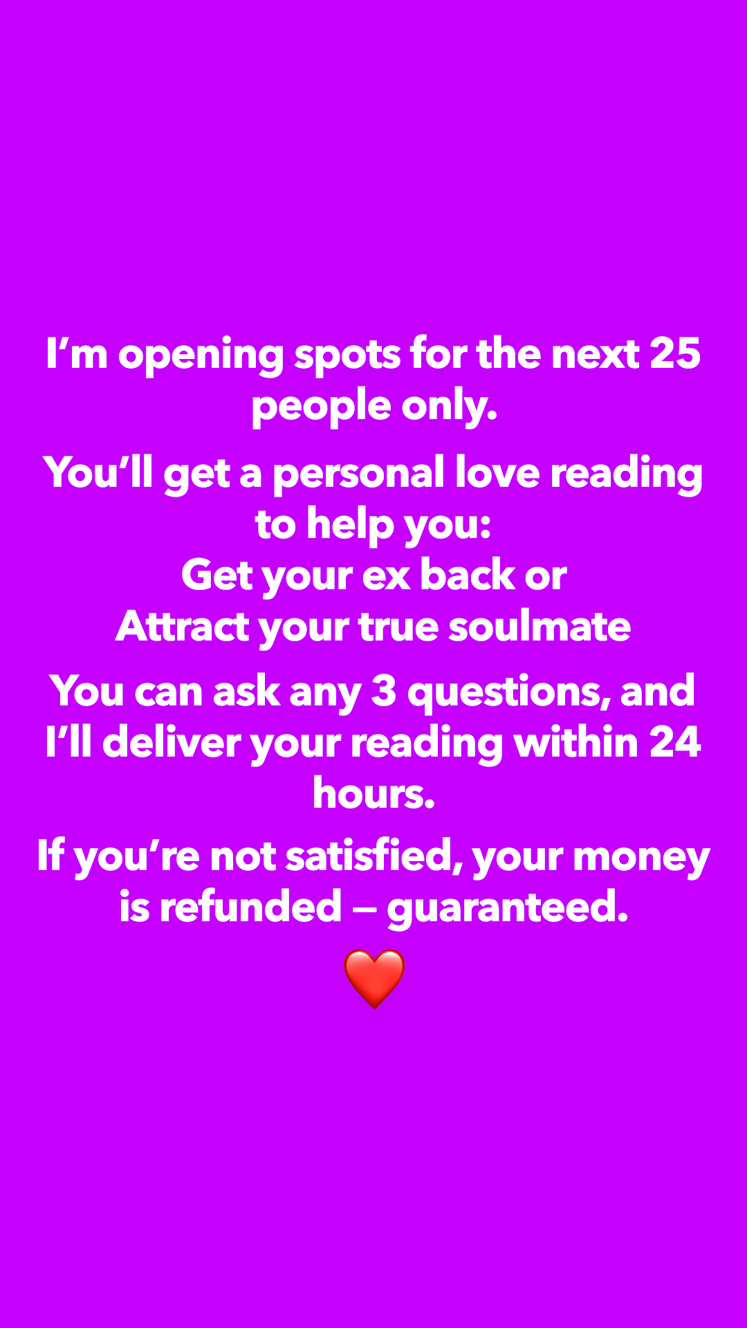 Psychic Samira Facebook ad