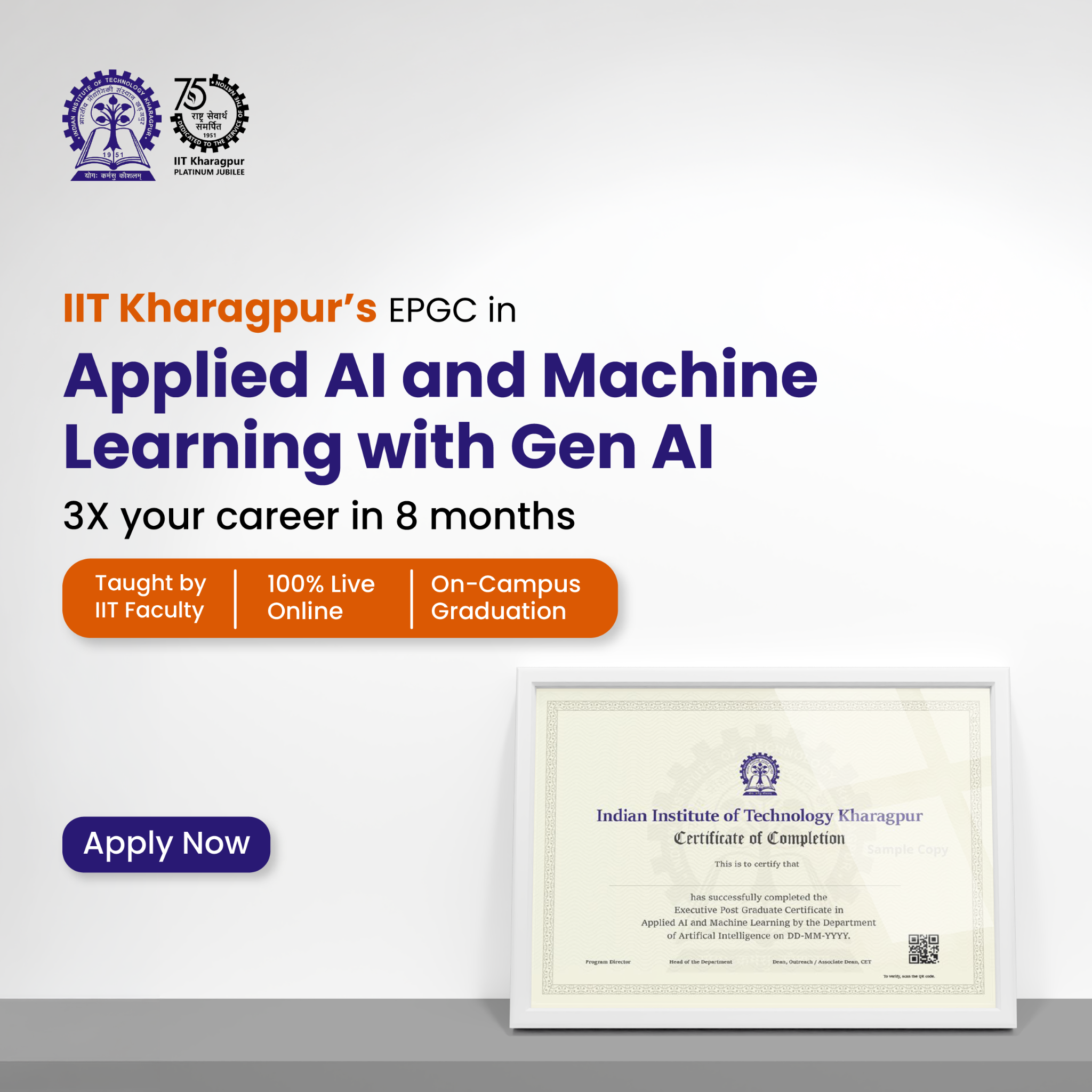 IIT KGP Online Facebook ad