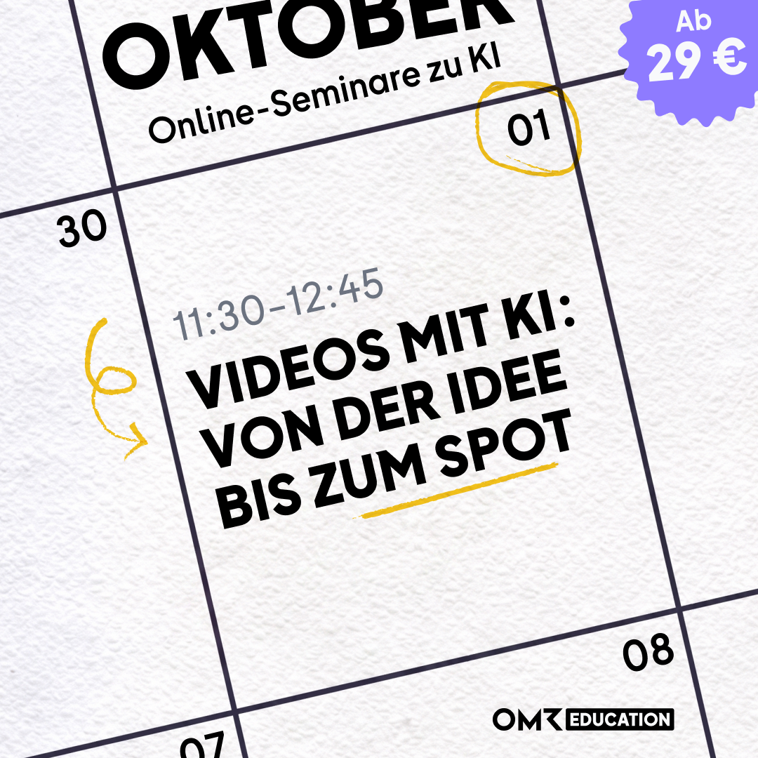 OMR Facebook ad: Von der Idee zum fertigen Spot