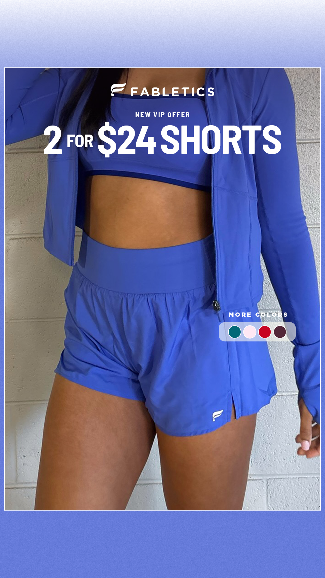 Fabletics Facebook ad