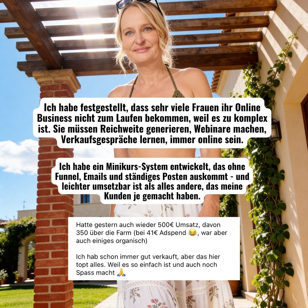 Agatha Bieschke Facebook ad