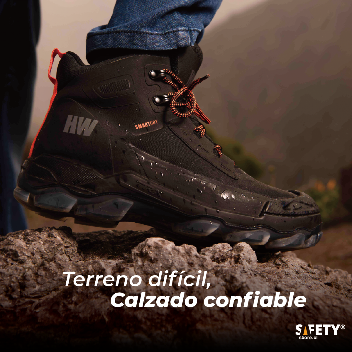 Safety Store Facebook ad: Calzado Seguro