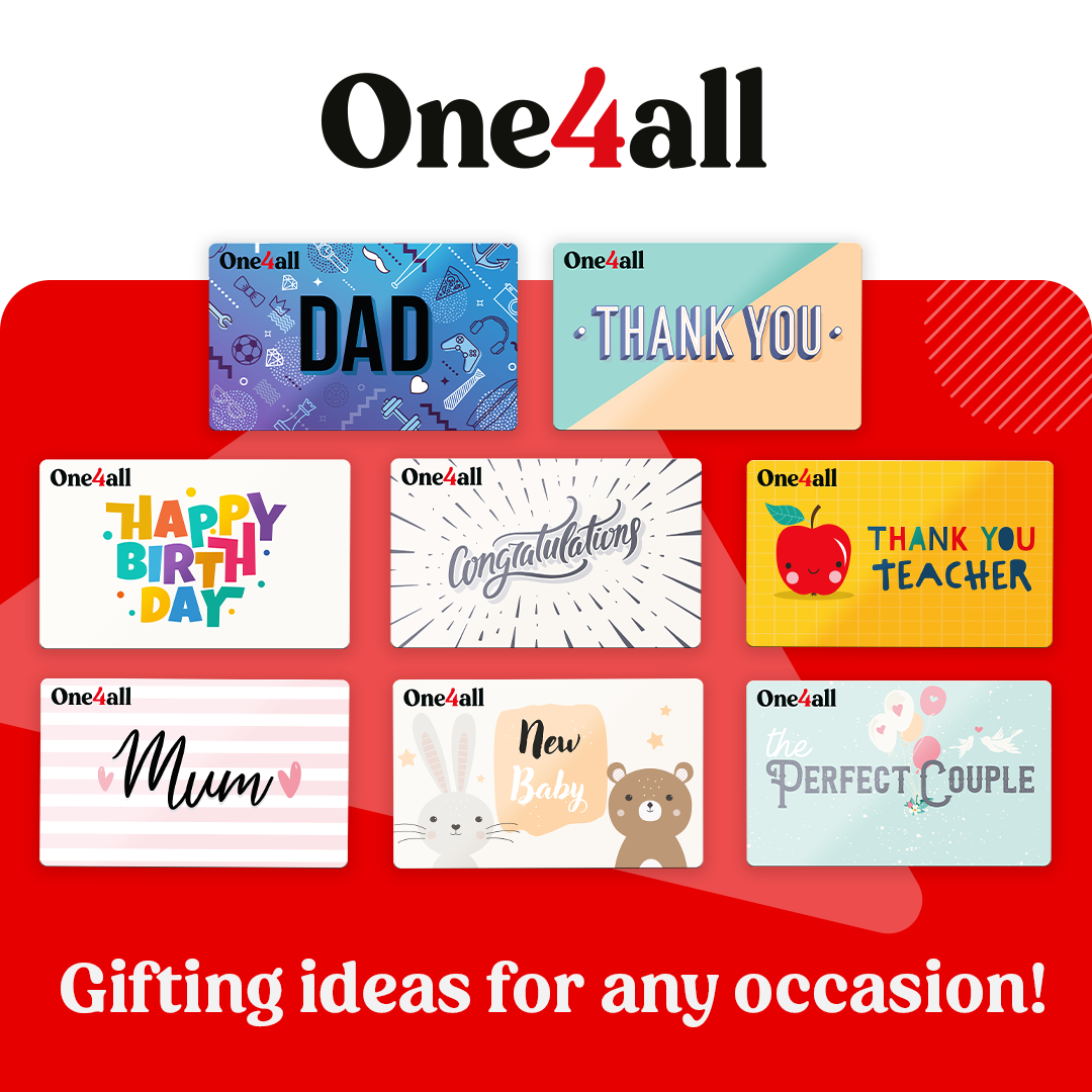 One4all Gift Cards UK Facebook ad