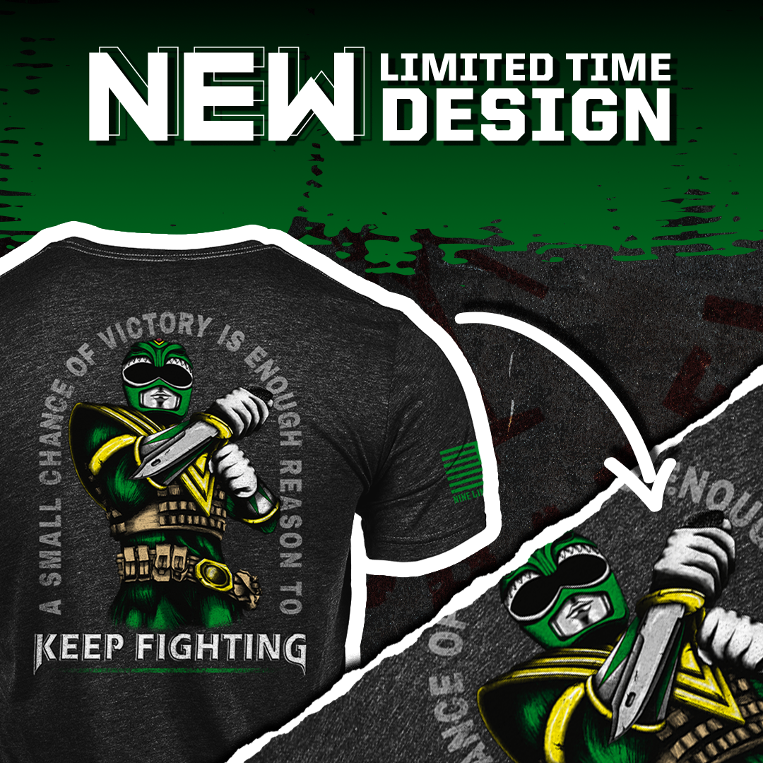Nine Line Apparel Facebook ad: For Heroes in Green