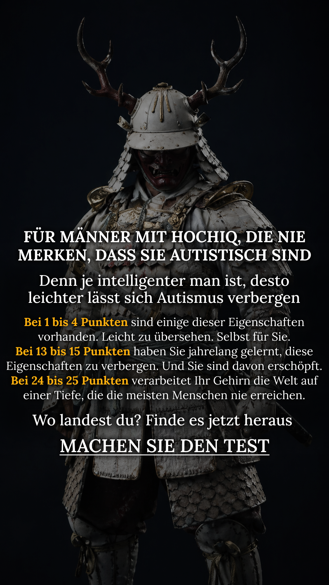 International IQ test Facebook ad