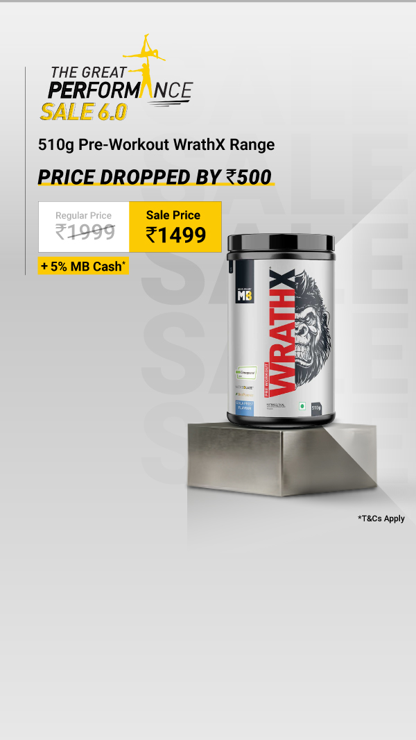 MuscleBlaze Facebook ad