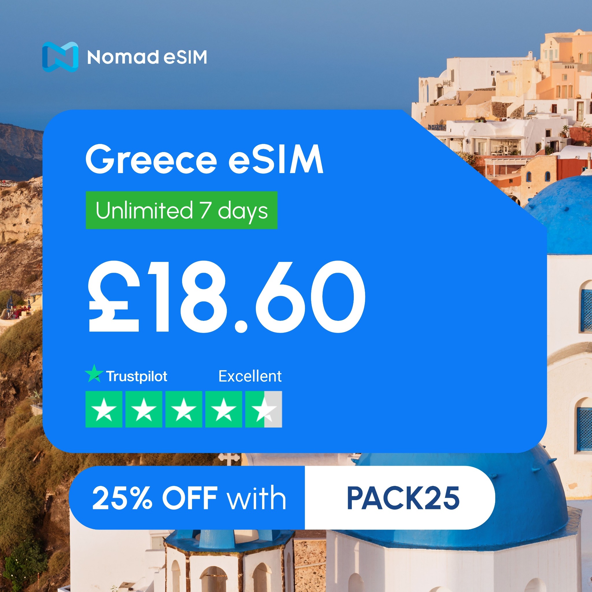 Nomad Esim Facebook ad
