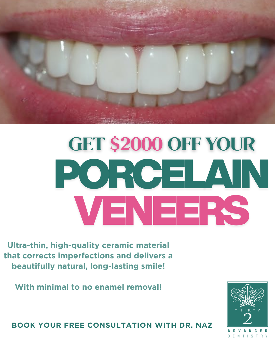 Thirty-2 Advanced Dentistry Facebook ad