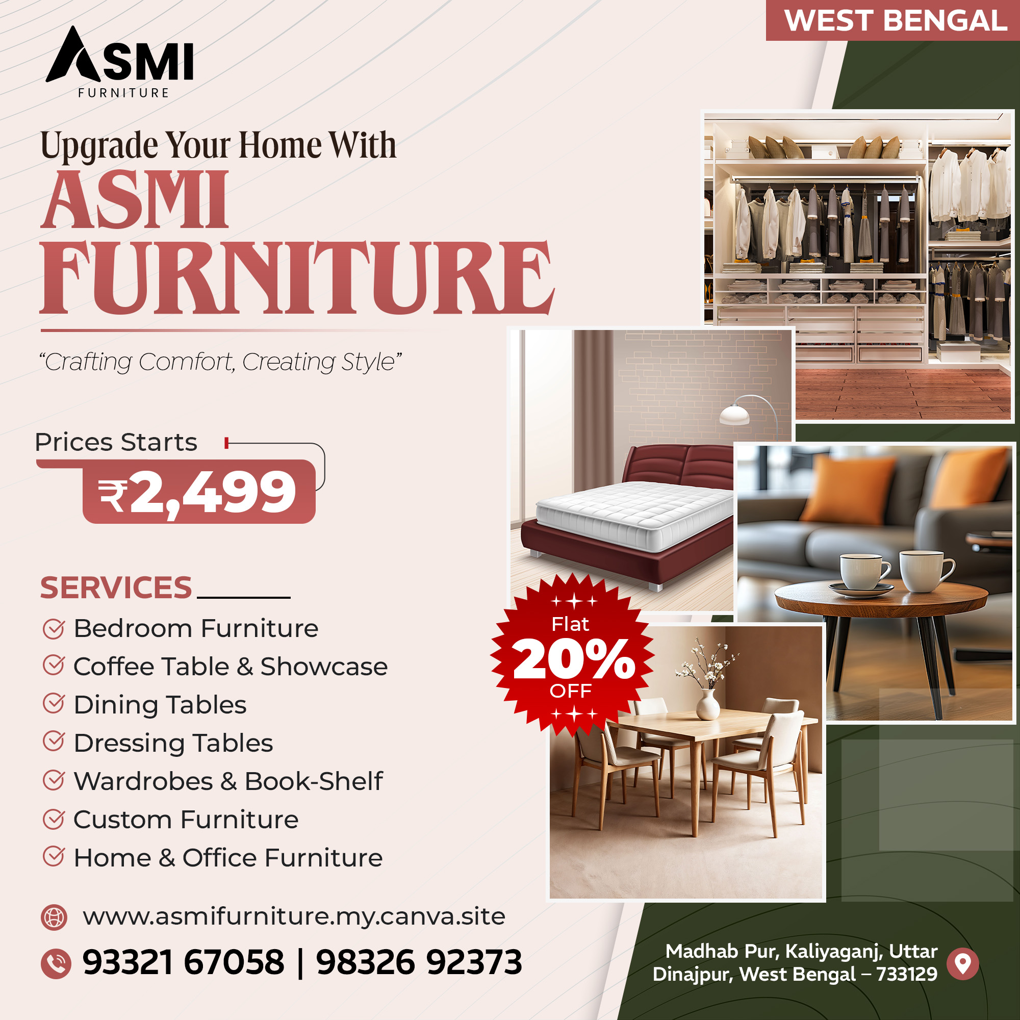 Asmi Furniture Facebook ad