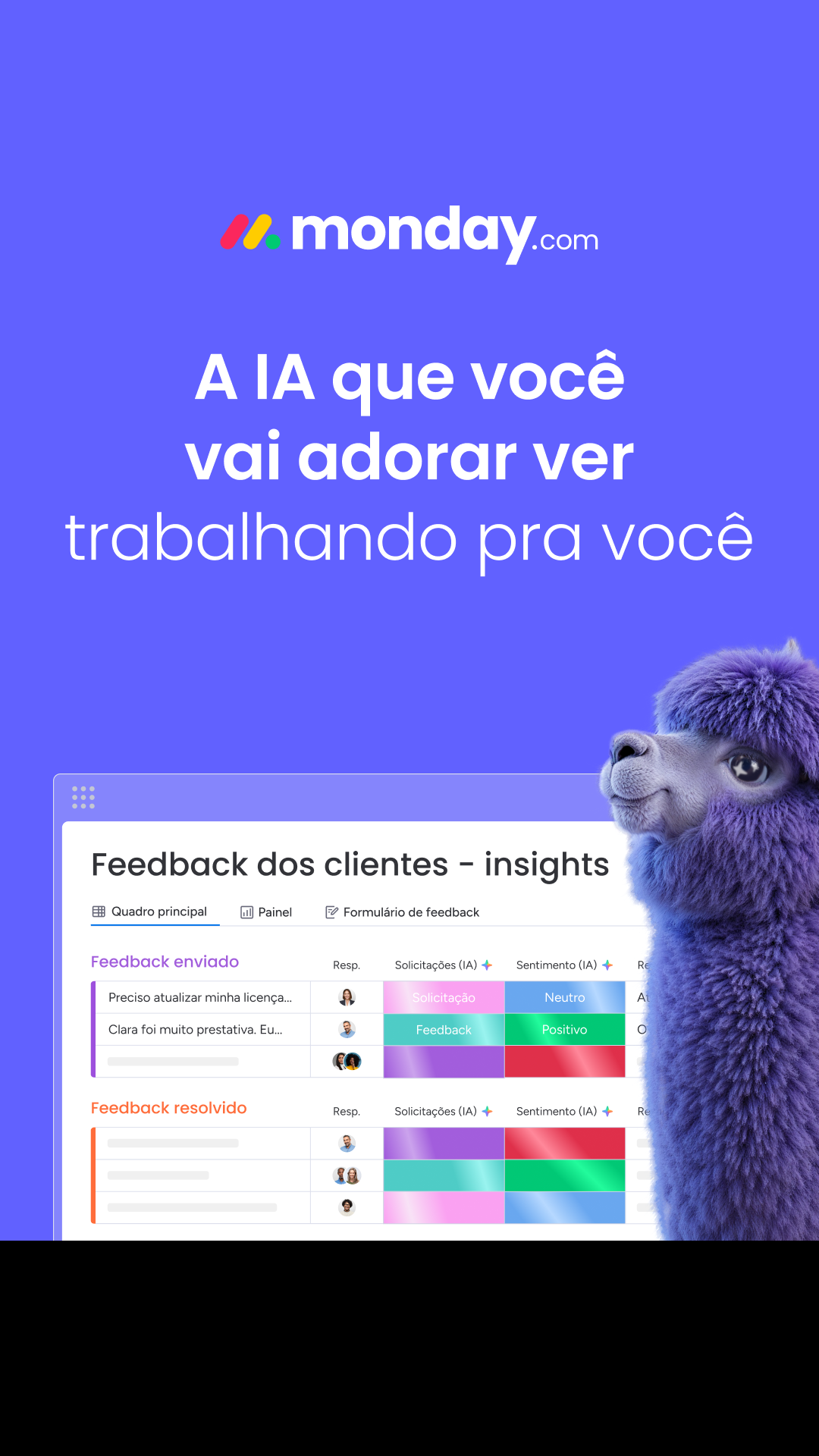 monday.com Facebook ad