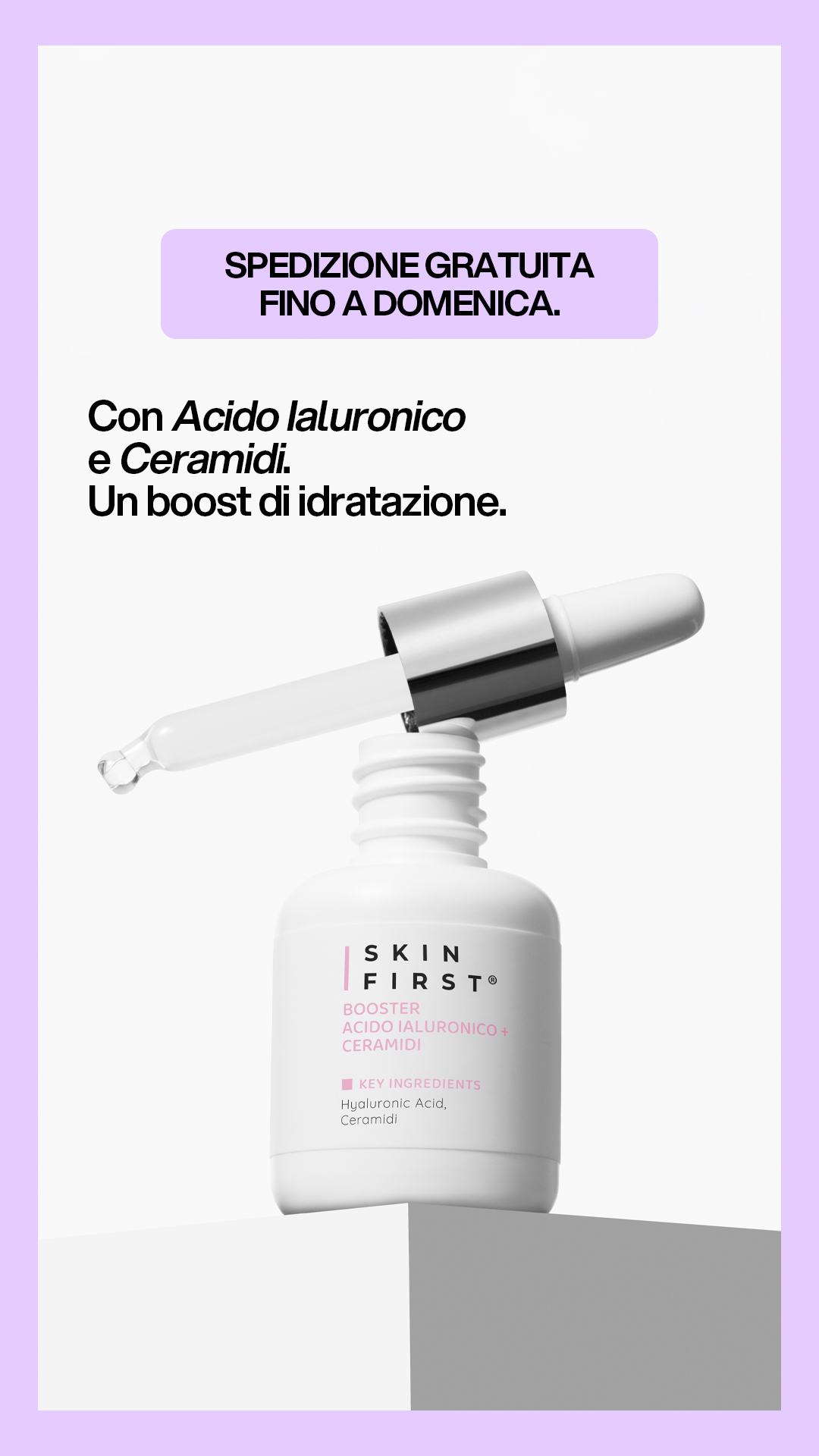 SKIN FIRST Facebook ad