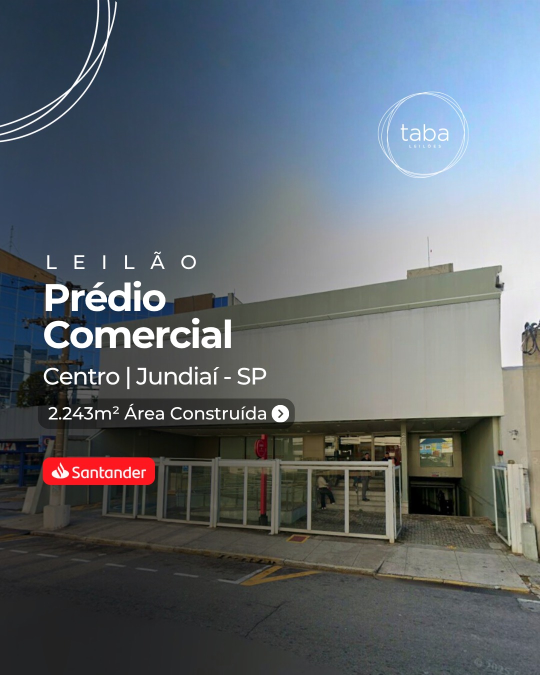 Taba Leilões Facebook ad: Lote 2 - Jundiaí - SP - Centro - Prédio Comercial Prédios…