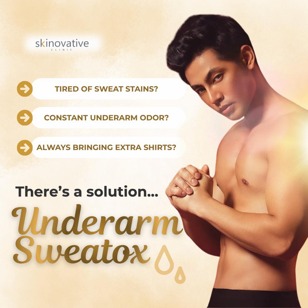 Skinovative Clinic by Dr. J. Waltenspiel- Manila Facebook ad: Say goodbye to sweat stains, unwanted odor, and…