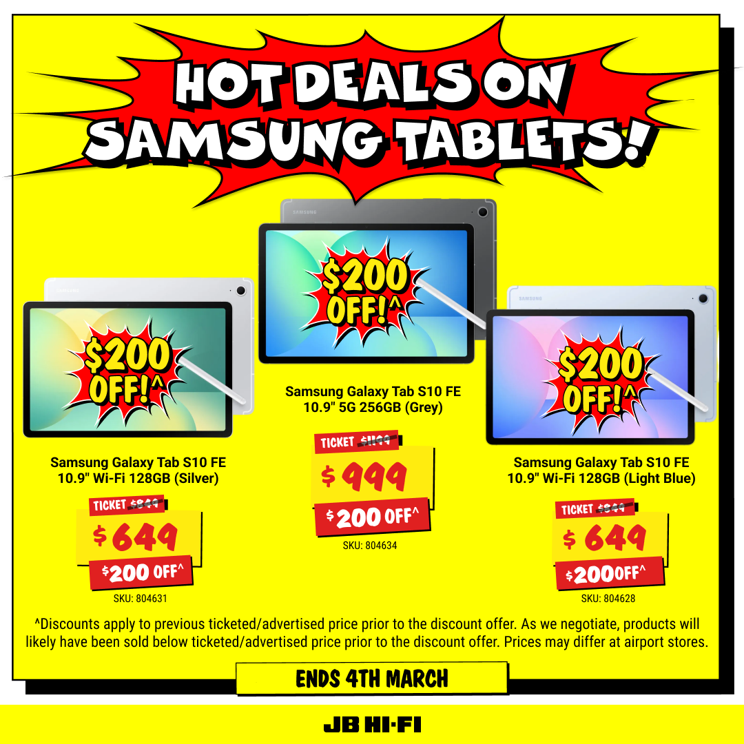 JB Hi-Fi Facebook ad