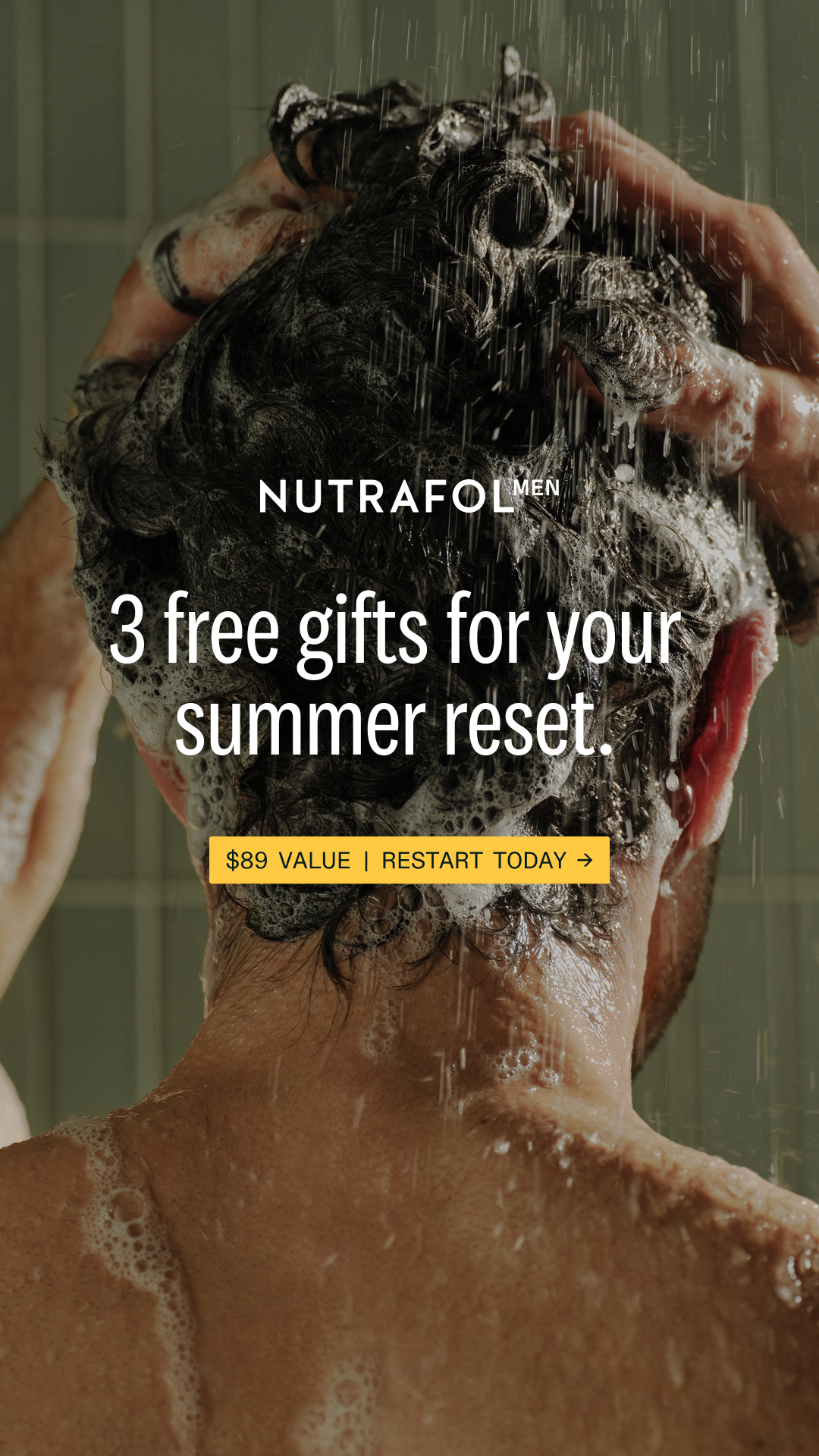 Nutrafol Men Facebook ad