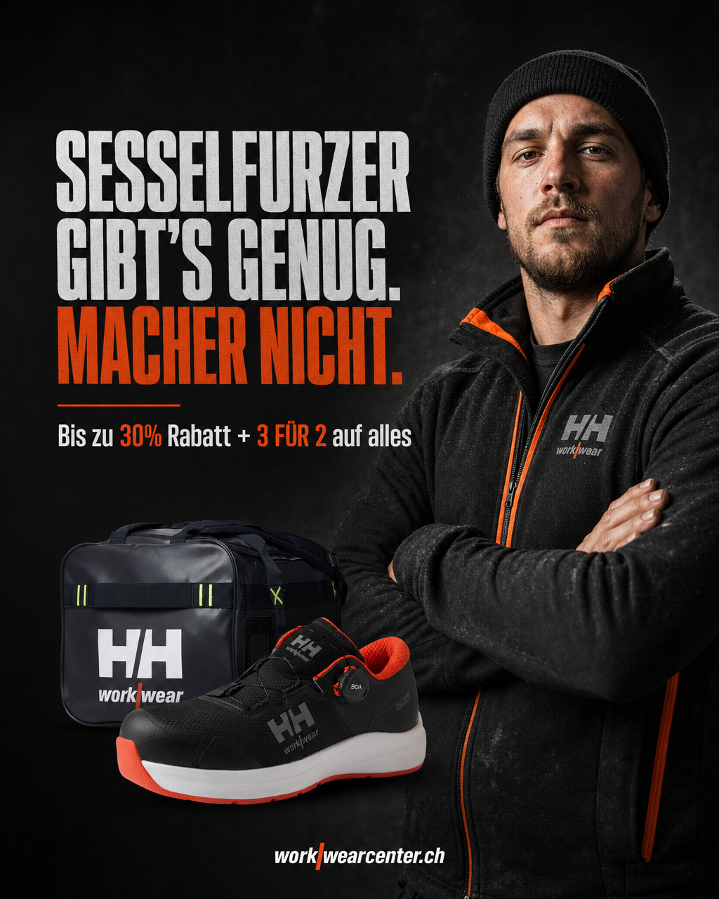 Helly Hansen Workwear Center Facebook ad from Jul 28, 2026
