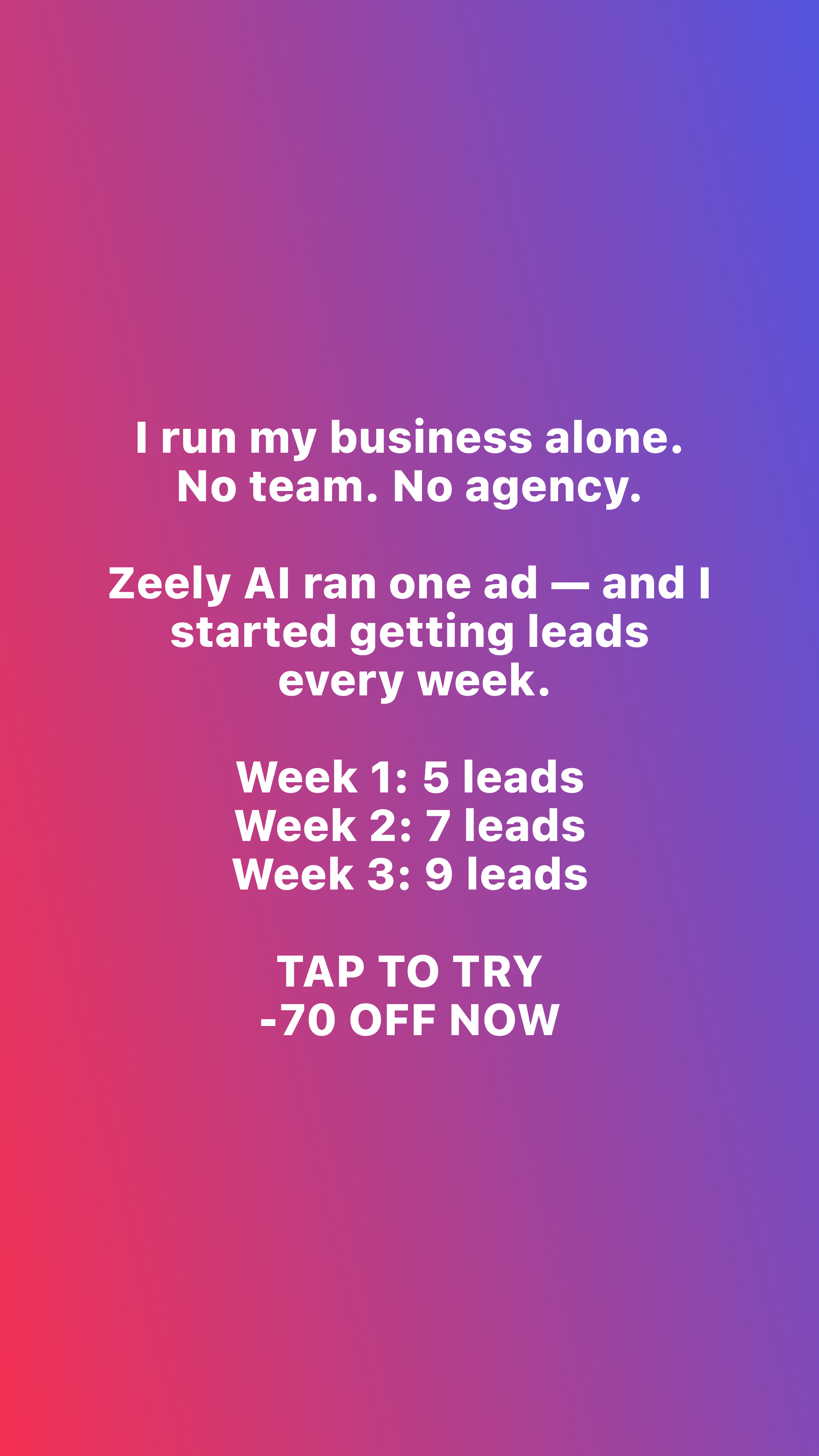 Zeely Facebook ad