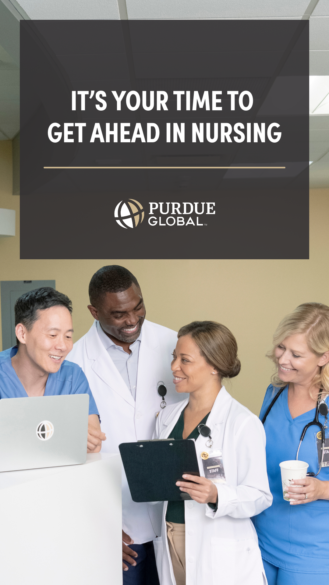 Purdue Global Facebook ad