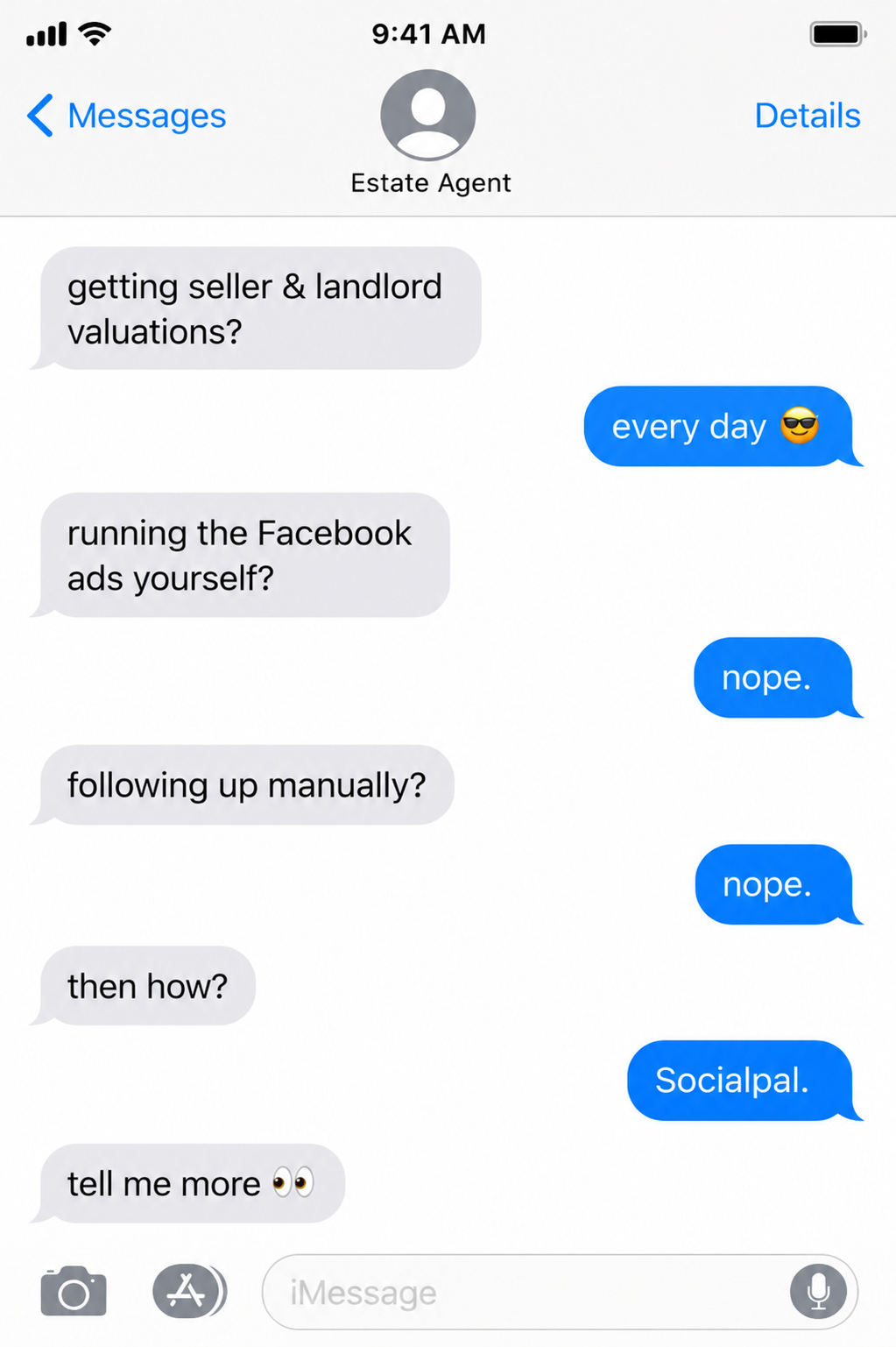 Social Media Marketing For Estate Agents - PJ Long Facebook ad