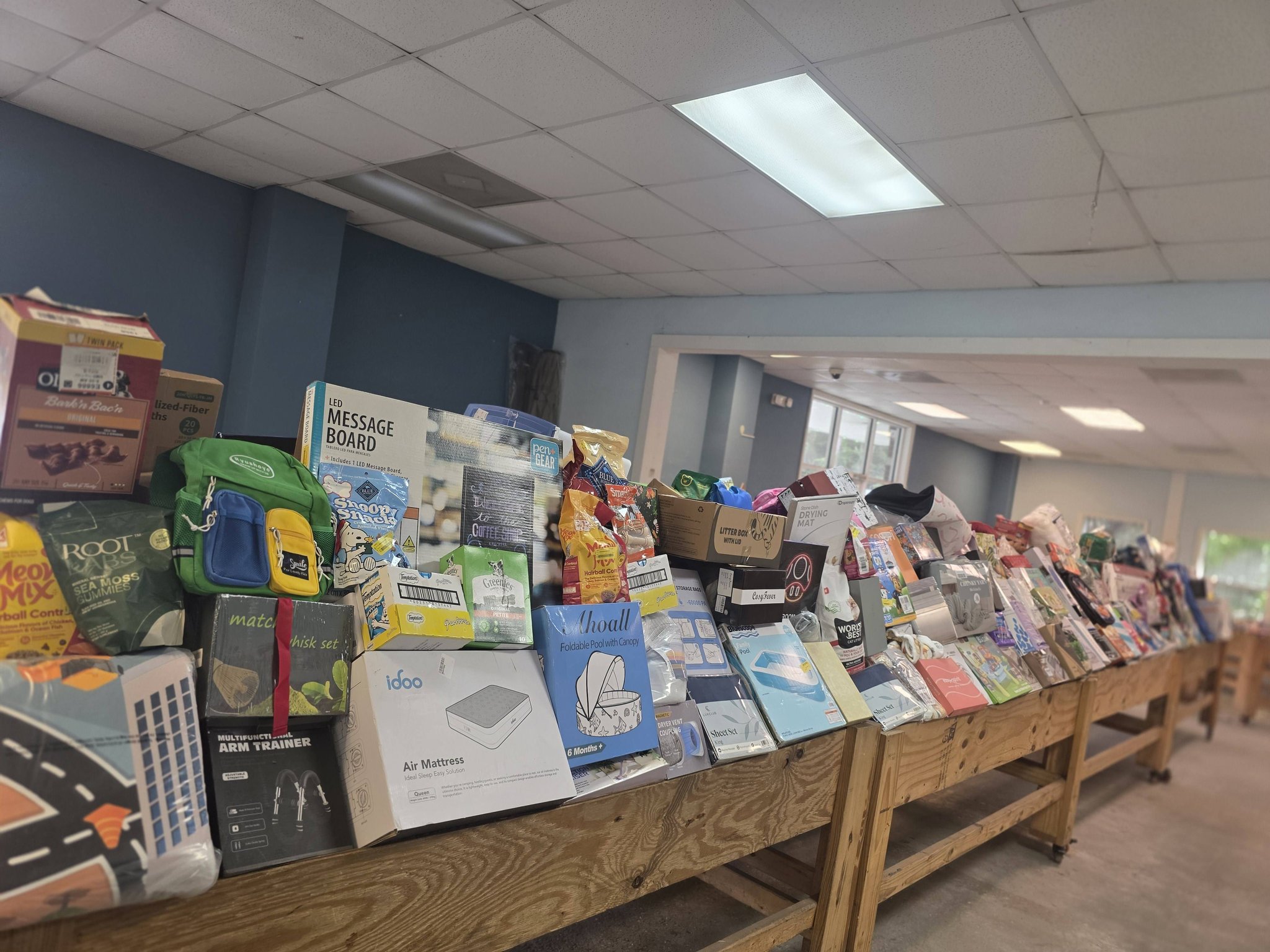 Liquidation Station Facebook ad: BIG DEALS AWAIT at Liquidation Station!