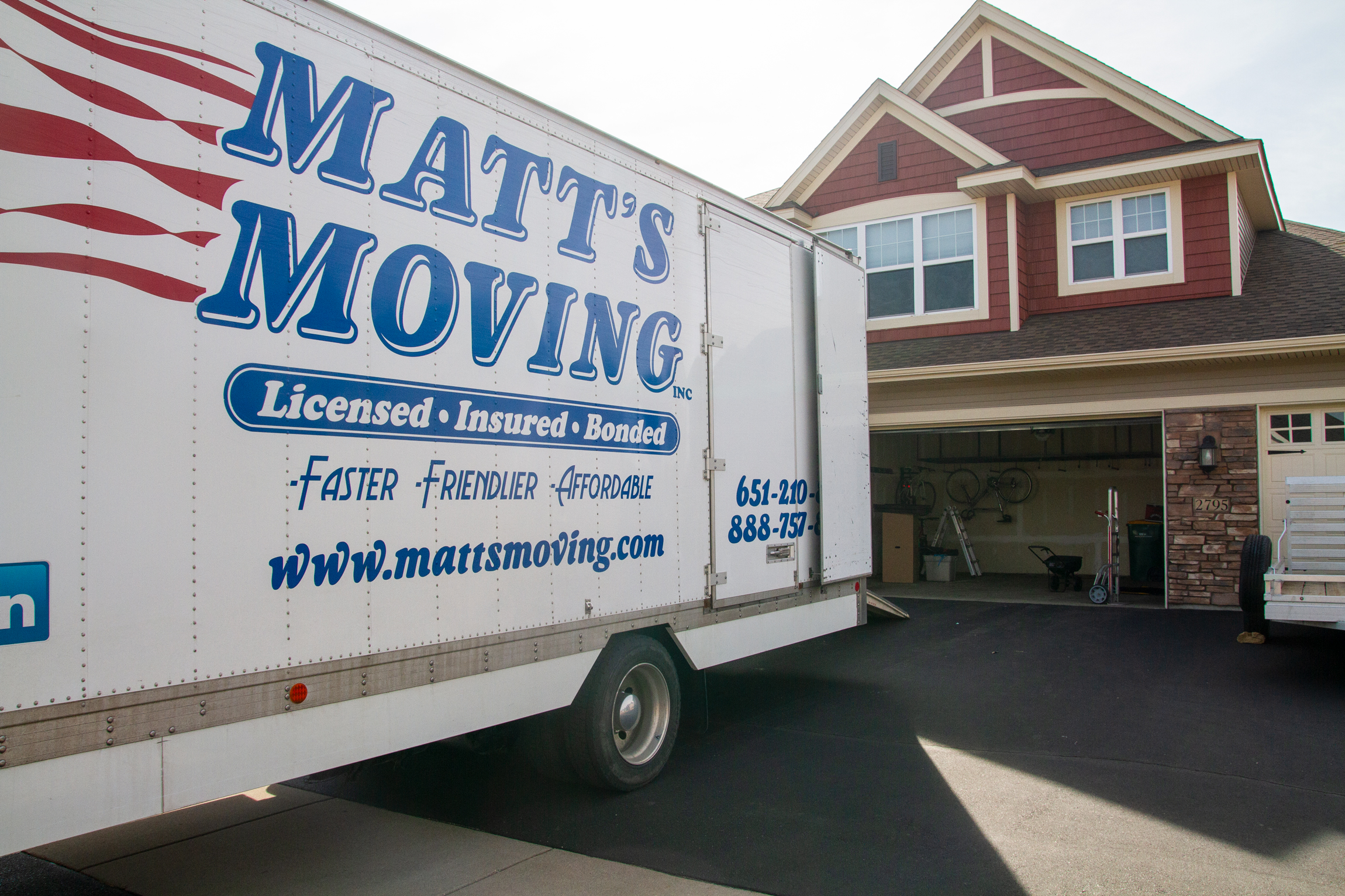 Matt's Moving LLC. Minneapolis, MN Facebook ad: Leaving Minnesota? We Won’t Take It Personally.