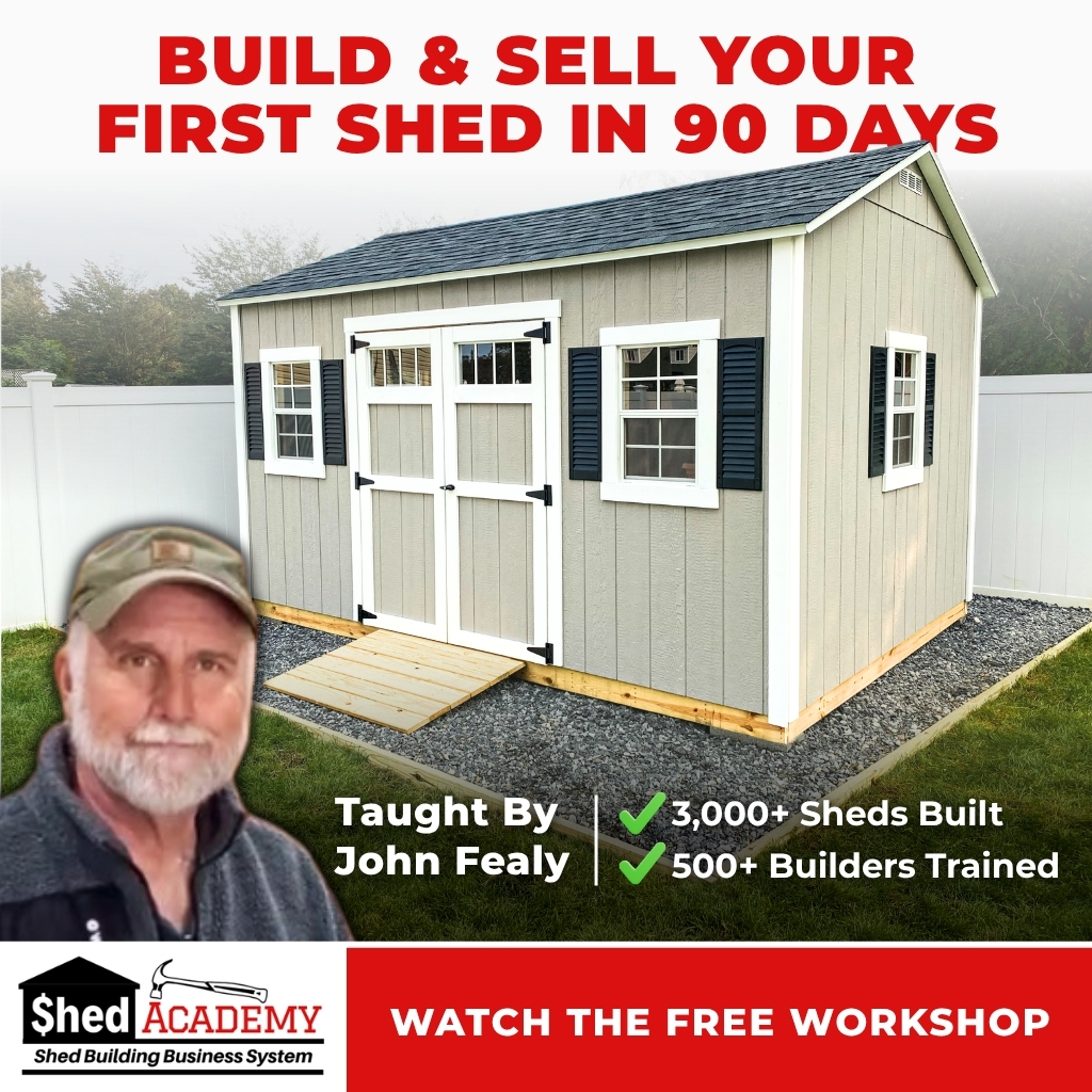 Shed Business Facebook ad