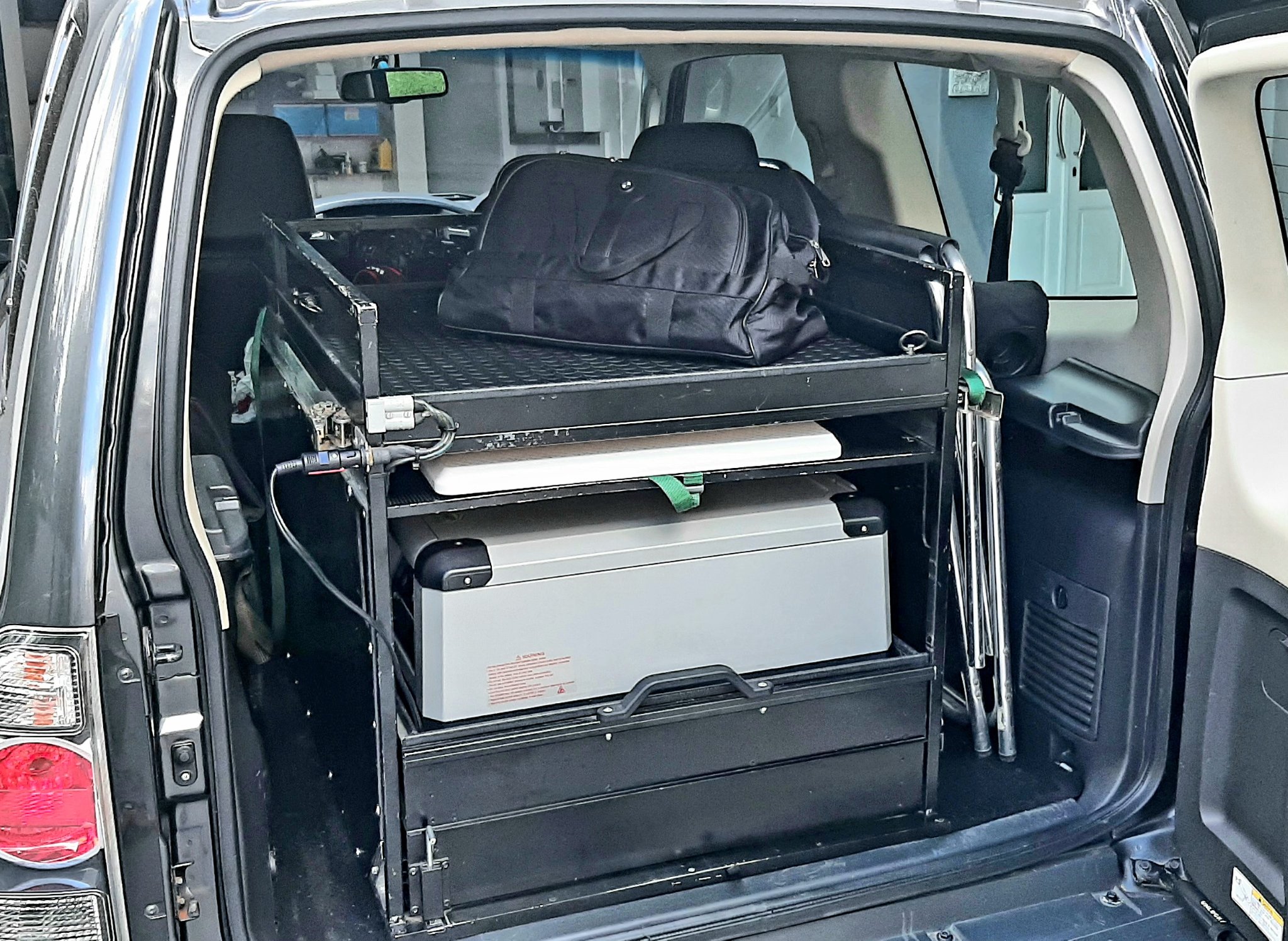 Karel Fischer Facebook ad: Drawer System for Pajero SWB