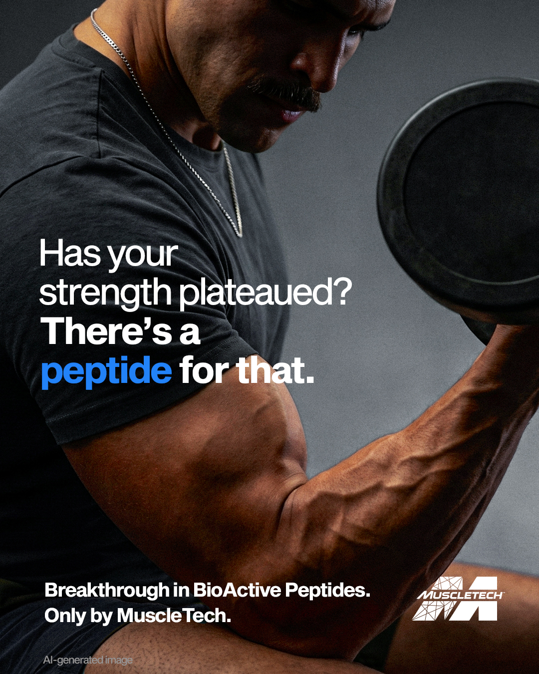 MuscleTech Facebook ad