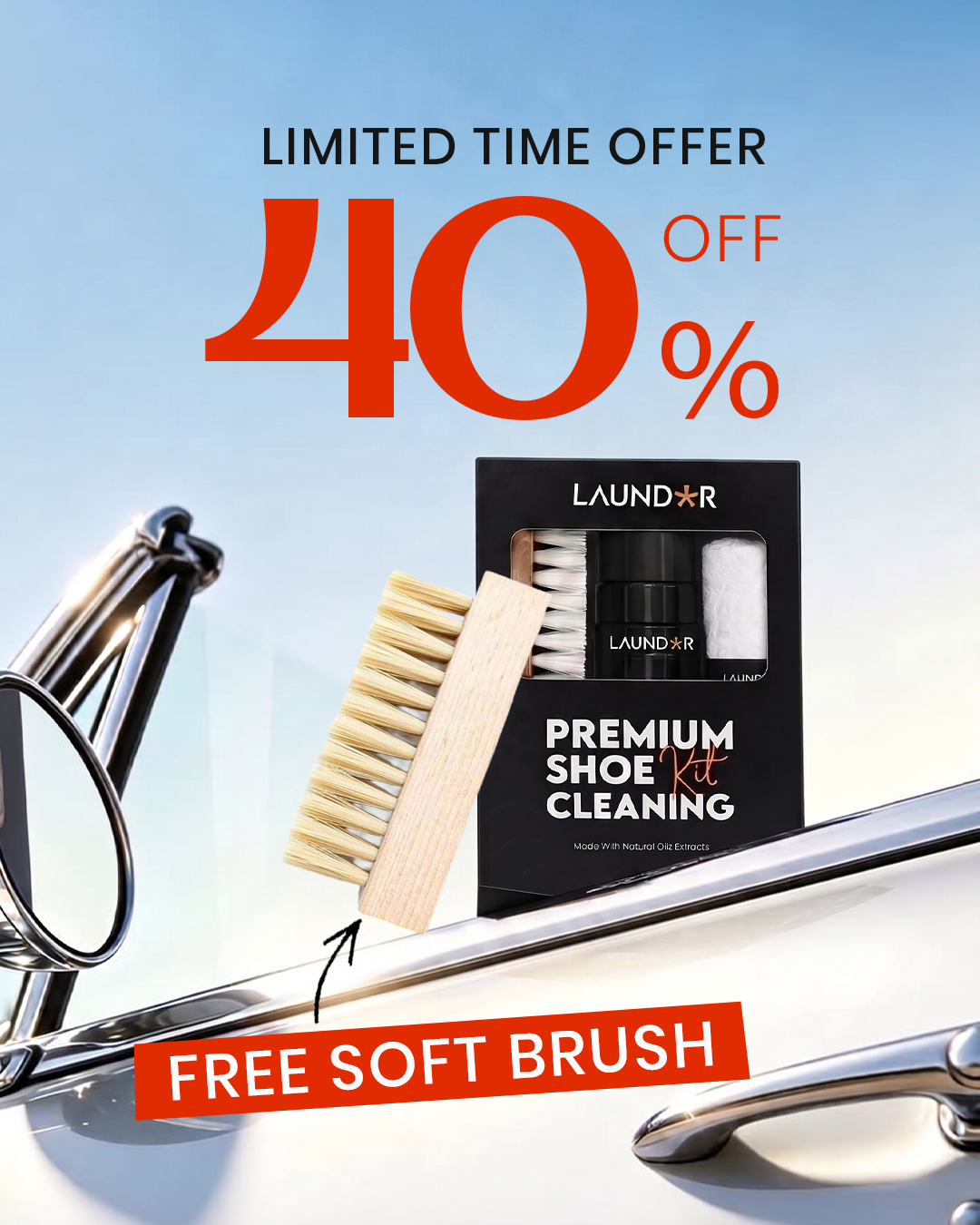 Laundor Facebook ad