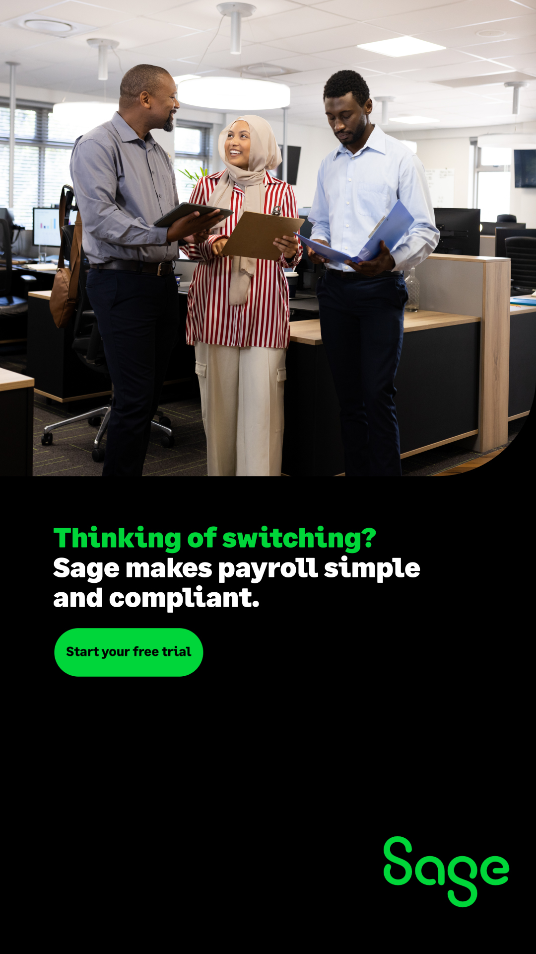 Sage Facebook ad