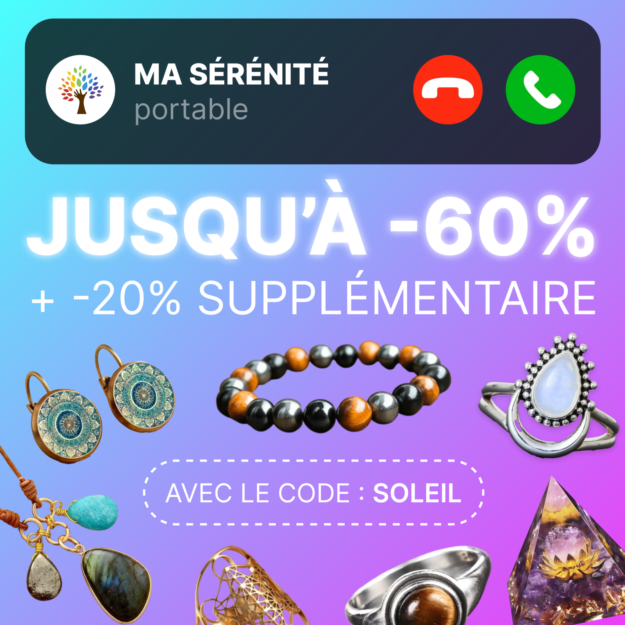 L'Arbre des Chakras Facebook ad