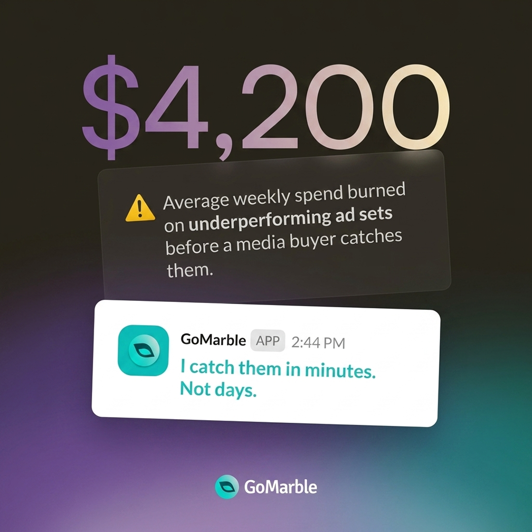 GoMarble.AI Facebook ad