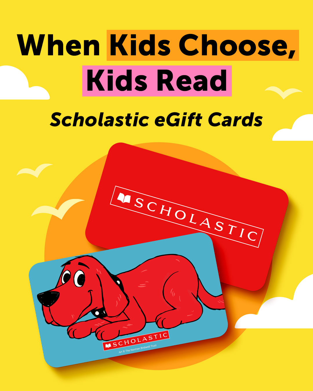 Scholastic Facebook ad