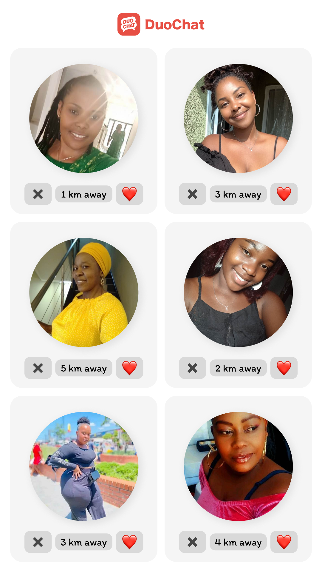 DuoChat app for everyone Facebook ad