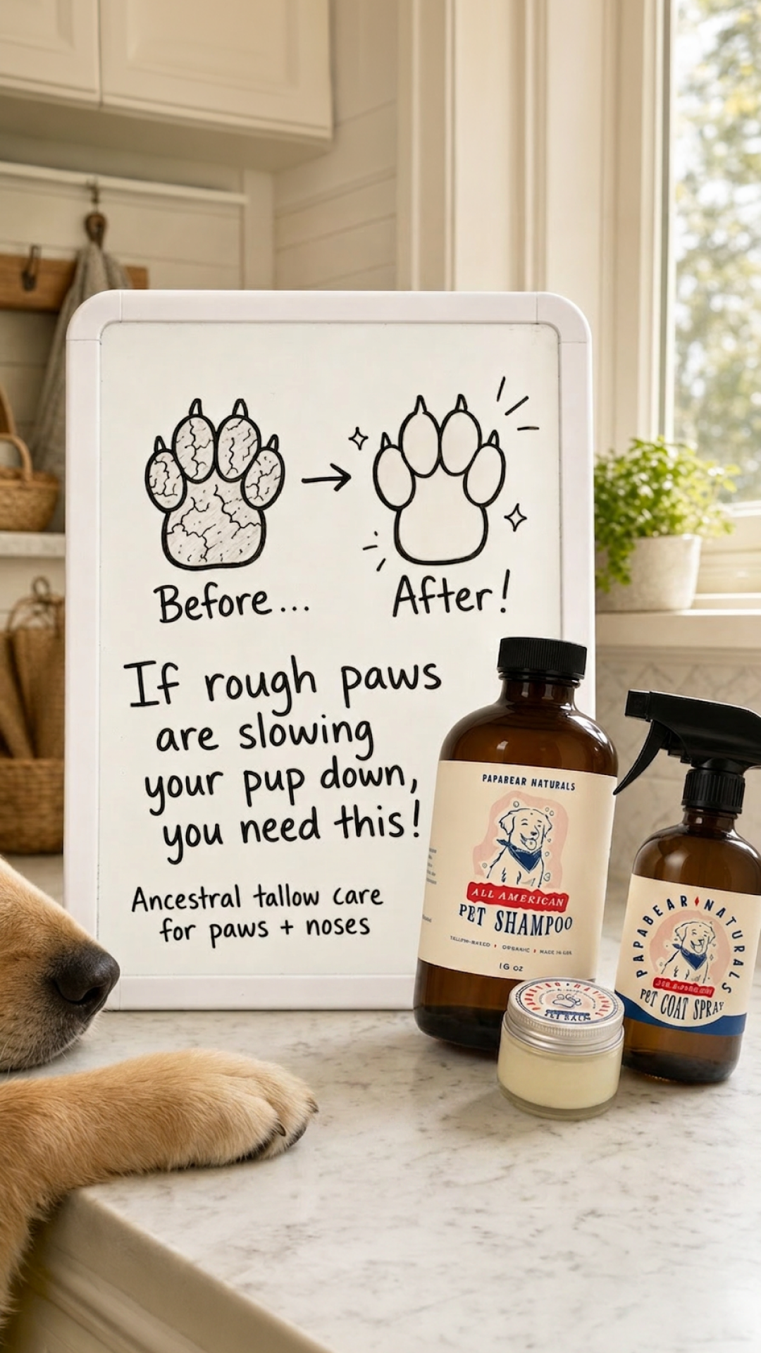 Papabear Naturals Facebook ad