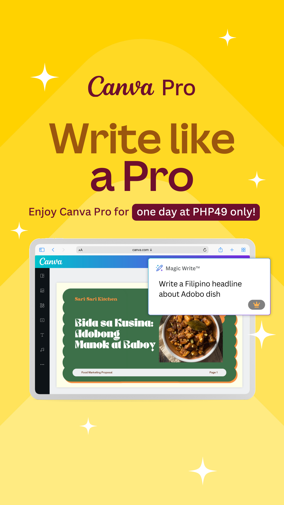 Canva Facebook ad