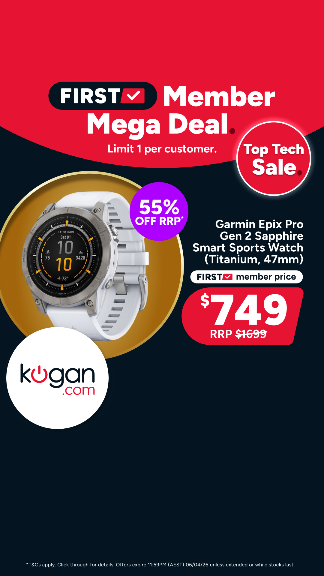 Kogan.com Facebook ad