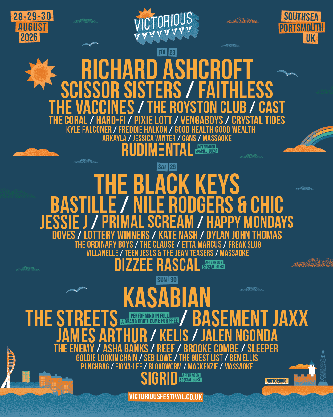Hard-Fi Facebook ad: We’re excited to be heading to Portsmouth next…