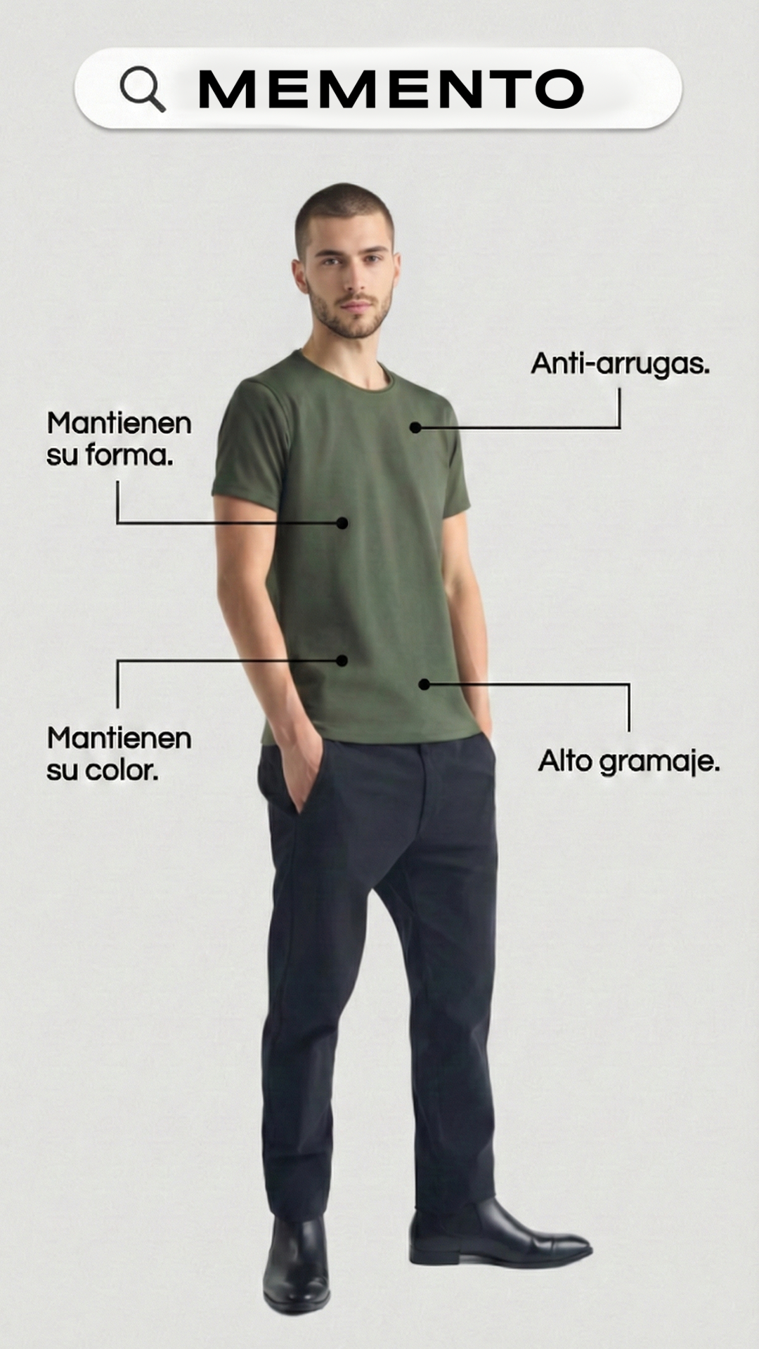 Memento Clothing Facebook ad