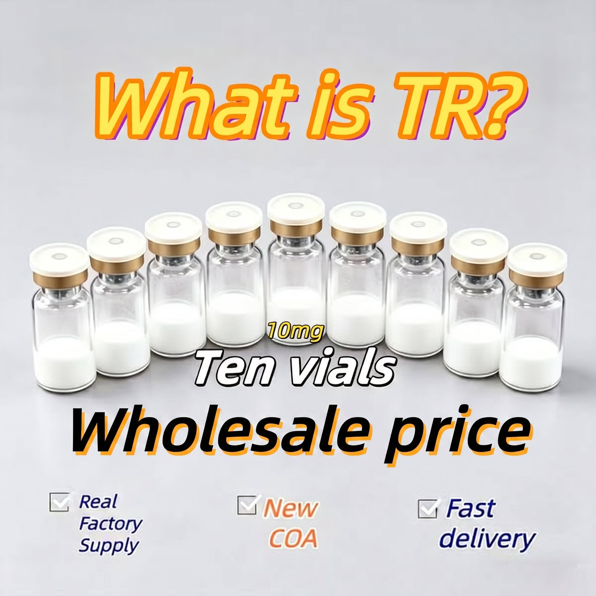 Peptide supplier Facebook ad: Premium Peptides with Direct Factory-Access