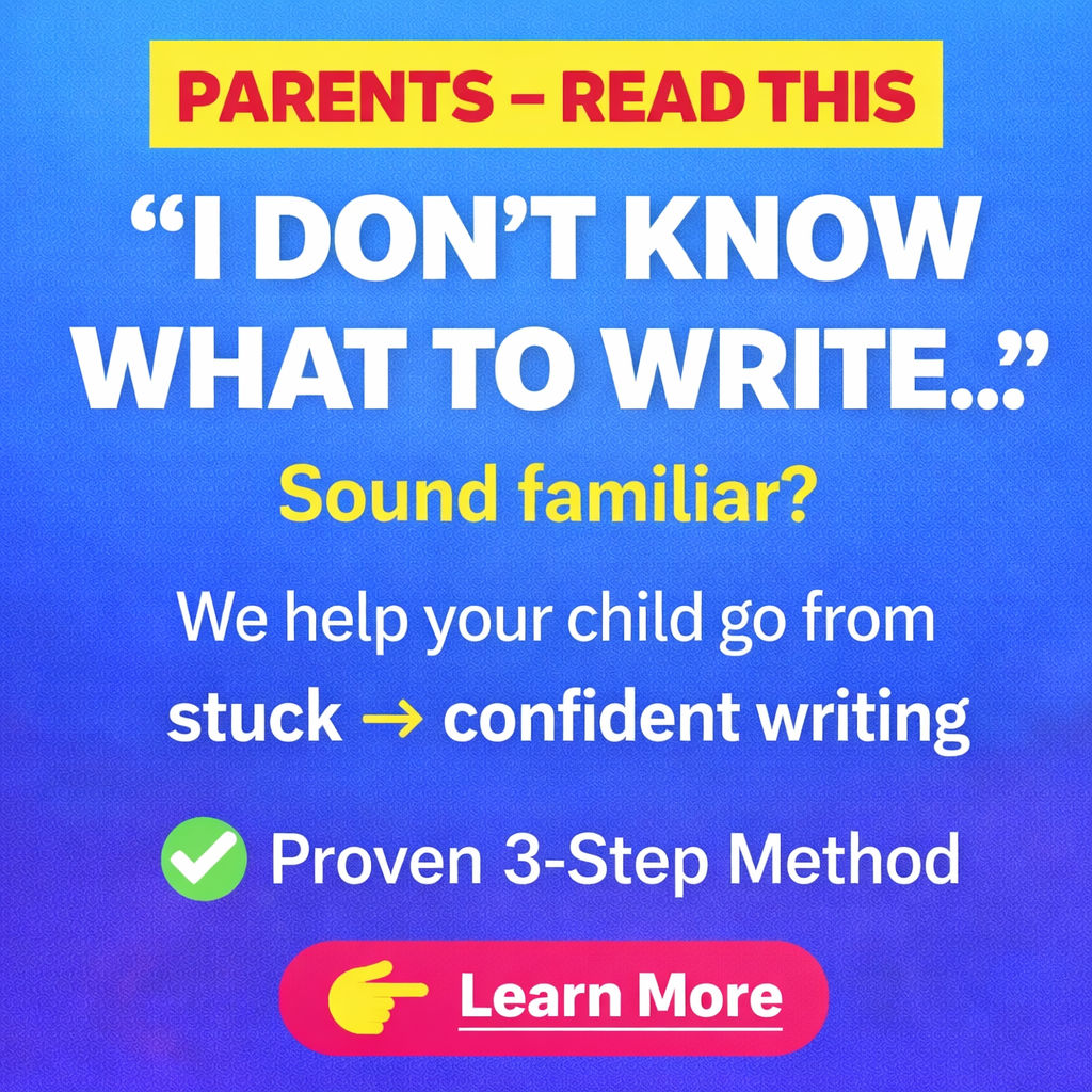 Bernice Gayle - The Elite Writing Tutor Facebook ad: Help Your Child Excel in Writing